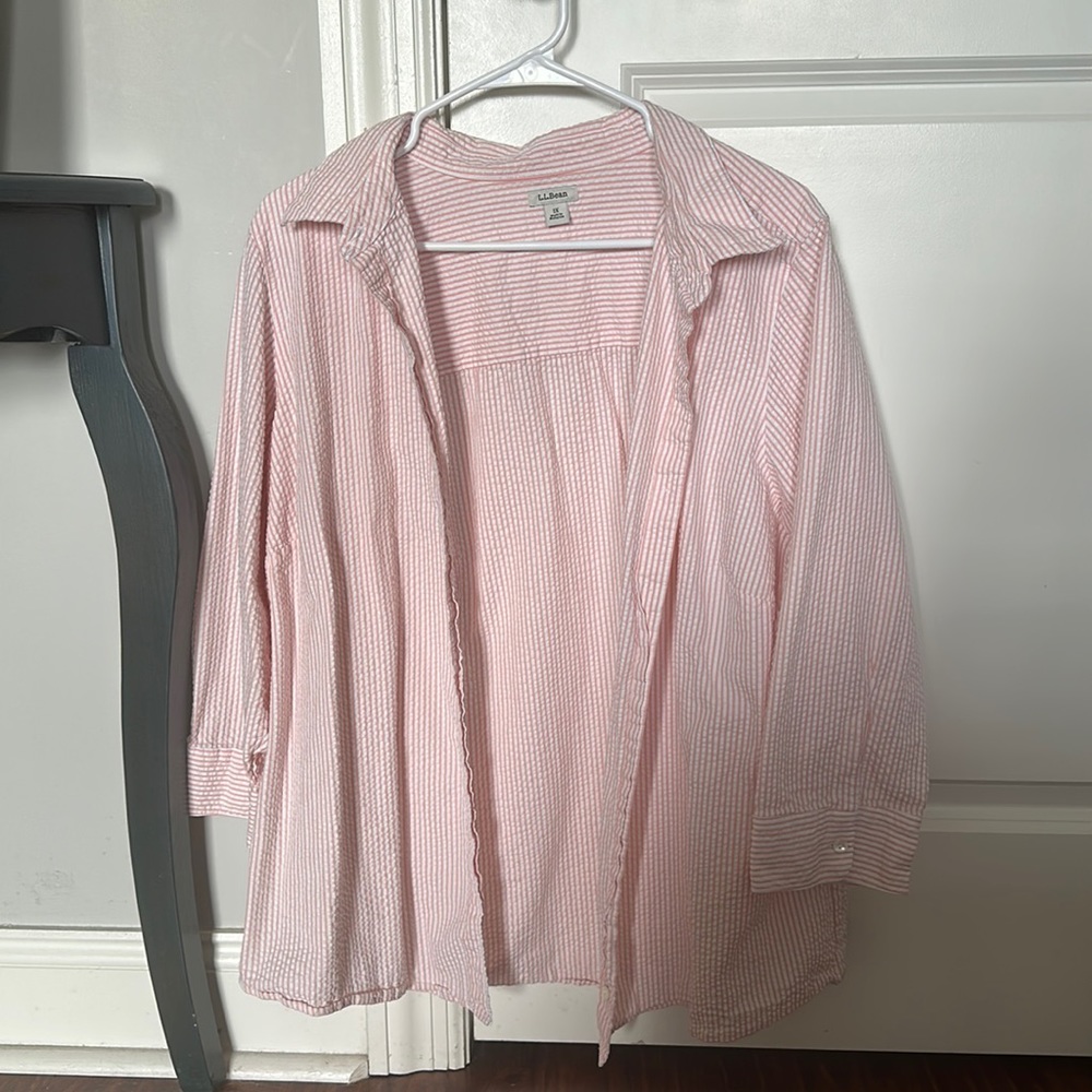 LL Bean button up